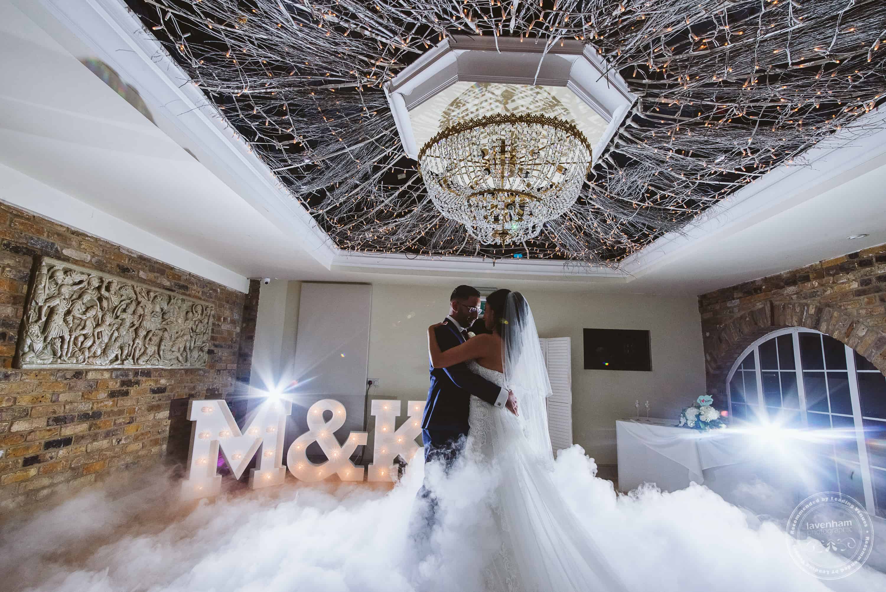 Bride and Groom First Dance Photographed at Friern Manor Wedding